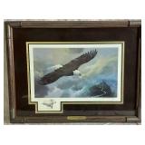 Mario Fernandez Bald Eagle Bundle - Both Framed, Signed and Numbered