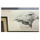 Mario Fernandez Bald Eagle Bundle - Both Framed, Signed and Numbered