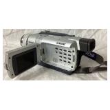 Sony 8 Digital Handycam (Model No. 740) with carrying case and Samsung HMX T10 Camcorder with carrying case