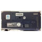 Sony 8 Digital Handycam (Model No. 740) with carrying case and Samsung HMX T10 Camcorder with carrying case