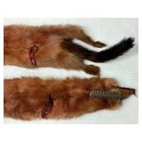 5 Full Pelt Vintage Mink Stole 