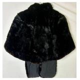 Erikson Fur Vintage Rabbit Fur Handwarmer Shrug, one size fits most and 2 Vintage Faux Fur hats and collar
