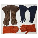 Assortment of Scarves, Gloves, and Indeed Beaded Purses