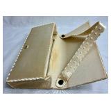 3 Vintage Beaded Clutches and Crochet Gloves