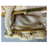 3 Vintage Beaded Clutches and Crochet Gloves