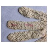 3 Vintage Beaded Clutches and Crochet Gloves