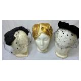 3pc Vintage Headpiece Collection