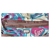 Guess Denim Crossbody/Handbag and Purple Suede Empress Crossbody Purse