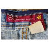 (3) Patriotic Print Denim Bags made from Vintage Jeans (Jean pockets are functional)