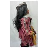 Native American Dolls and Cowgirl Jan Jesse Doll
