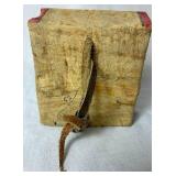 Collection of Vintage Native American Drums and One Parfleche Medicine Bag