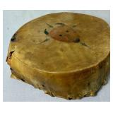 Collection of Vintage Native American Drums and One Parfleche Medicine Bag