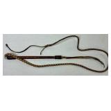 Collection of Braided Leather Bullwhips