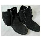 Beaded Leather Adult Moccasins and Boots