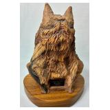 "Leads the Wolf" Statue Ltd. Edition by Neil J Rose 1013/3500 and Sandicast Black Wolf Statue