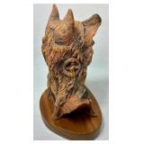 "Leads the Wolf" Statue Ltd. Edition by Neil J Rose 1013/3500 and Sandicast Black Wolf Statue