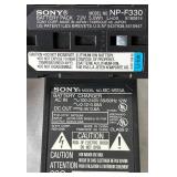 RCA VHS Camcorder Model CC800 with Case and Sonny Floppy Disk - Digital Mavica (Model BC-V615/V615A) with Carrying Case