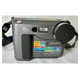 RCA VHS Camcorder Model CC800 with Case and Sonny Floppy Disk - Digital Mavica (Model BC-V615/V615A) with Carrying Case