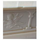 Vintage Safe-T-Glo 5 Light Candolier Light Sets, Hard Plastic Light Up Candle and Raylite Electric Corp. Illuminated Musical Christmas Church