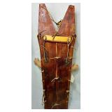 Wood Papoose Holder with Doll