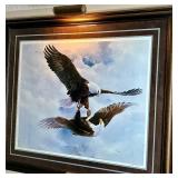 "Courtship Flight" Bald Eagle Print by Mario F Fernandez Signed  Numbered: 275/580