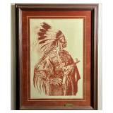 "Chief Wolf Robe" by Paul Calle