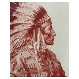 "Chief Wolf Robe" by Paul Calle