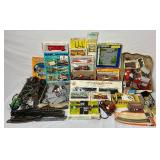 Bachmann HO Scale Electric Train Set with Trains including Northern 4-8-4 & 52" Tender in Original Boxes, Tracks and Buildings