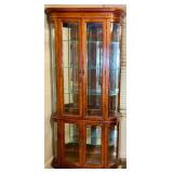 Solid Oak Display Cabinet