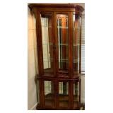 Solid Oak Display Cabinet