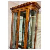 Solid Oak Display Cabinet