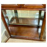 Solid Oak Display Cabinet