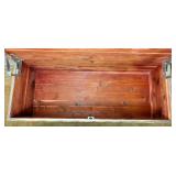 Vintage Bluebird Cedar Chest
