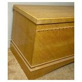 Vintage Bluebird Cedar Chest