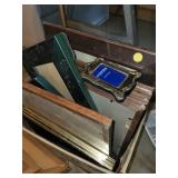 Collection of Various Picture Frames and Decorative Metal Bird Cage