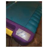 Large Bin of Assorted Floral Fabric Pieces - Window Drape