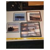 Collection of Framed Landscape Photographs