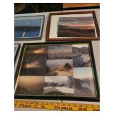 Collection of Framed Landscape Photographs