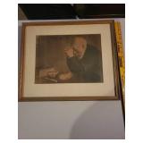 Antique Framed Print of "Grace" by Eric Enstrom