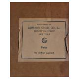 Set of 2 Edward Gross Co. Vintage Portrait Prints - Peter & Charlotte