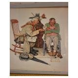 Set of 2 Norman Rockwell Prints - 