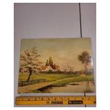 Vintage Signed Landscape Oil Painting by Jim Johnson