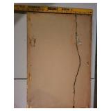 Framed Vintage Needlepoint Cottage Landscape