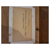 Framed Vintage Photograph of Vik, Norway - Birthplace of John Aase