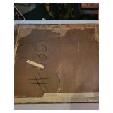 Waller Antique Artwork "The White Cockade" Featuring Elegant Horse Scene