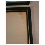 Set of 2 Norman Rockwell Framed Prints - Fishing and Leaf Raking