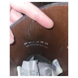 Pair of All Leather Black Riding Boots Size 8.5