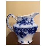 Grindley Flow Blue Antique Osborne Pattern Dinnerware Set