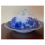 Grindley Flow Blue Antique Osborne Pattern Dinnerware Set