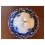 Grindley Flow Blue Antique Osborne Pattern Dinnerware Set